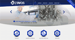 Desktop Screenshot of 5octavos.com